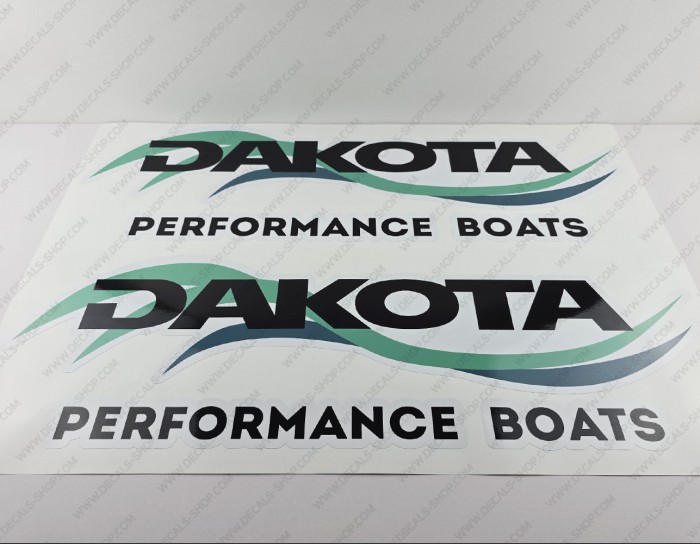 Dakota Performance Boat Decal Set of 2 x 33" Dakota Performance Boat Decal Set of 2 x 33"